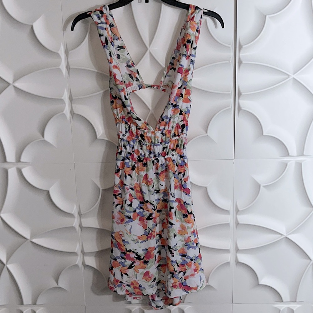 NEW vero moda bonni catch mini dress Snow White sz S. (88)